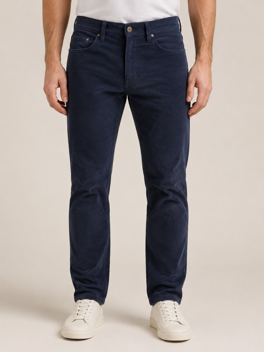 Joe Fresh Men’s Navy Corduroy Classic Slim Pants Size 33